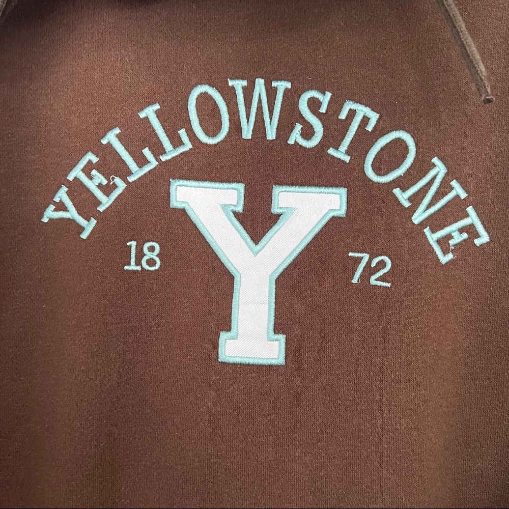 SOLD!!! Prairie Mountain vintage Yosemite brown hoodie sweatshirt|small| - Picture 3 of 6